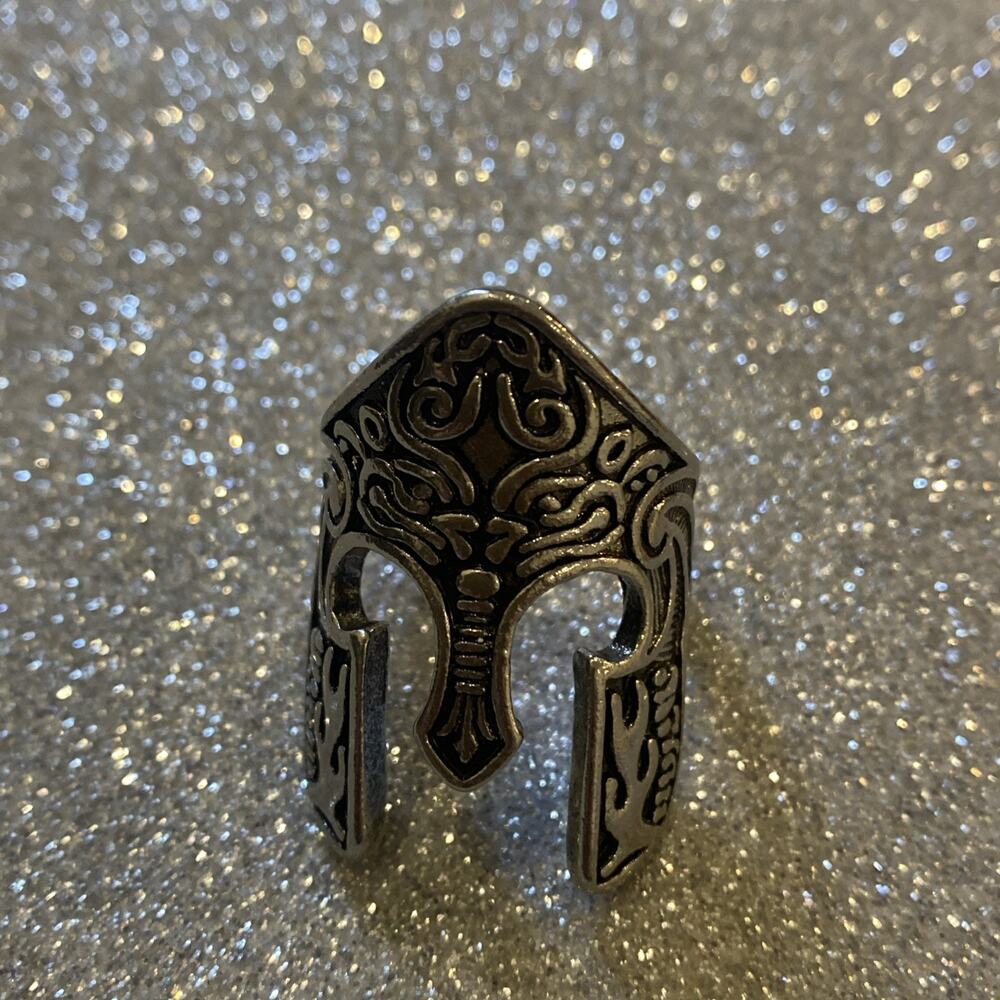 Vintage Roman Helmet Ring Size9